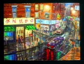 Chinatown In The Rain