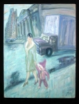 Woman With Child And Truck
