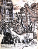 CONSTRUCTION ON BLEEKER STREET