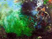 Rider On Green Crest Hill