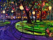 Girl On The Phone In The Park