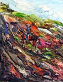 RIDER FACING MOUNTAIN B